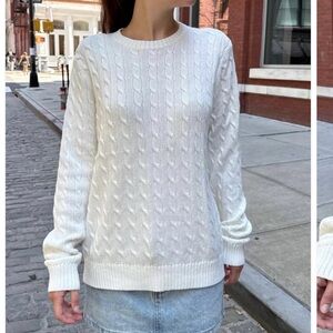 Brandy Melville Martha cable knit sweater